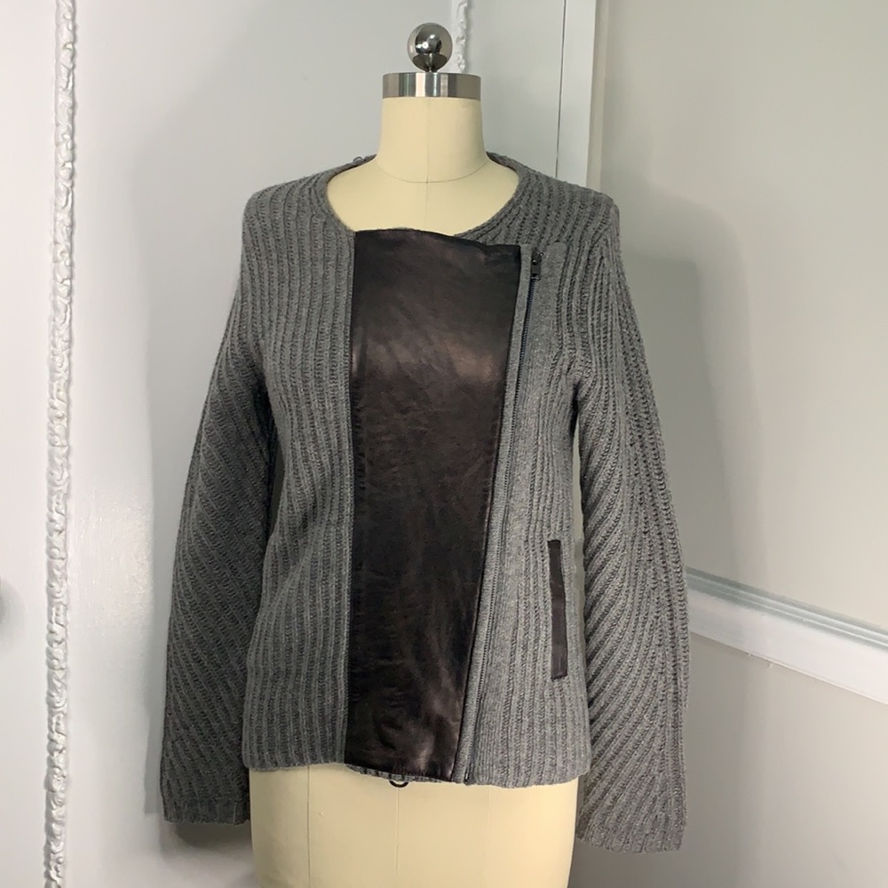 🟣  3/$50! Madewell Moto sweater